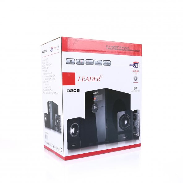 Leader 2+1 Ev Sinema Ses Sistemi R-205 - 5