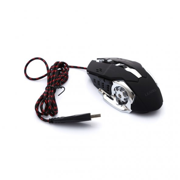 Leader LD-490 Kablolu Optik Oyun Mouse - 1