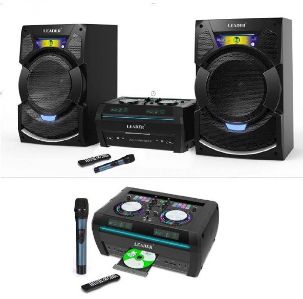 Leader 2+1 Profesyonel Amfili Multimedyalı Mikserli Ses Sistemi LD-1