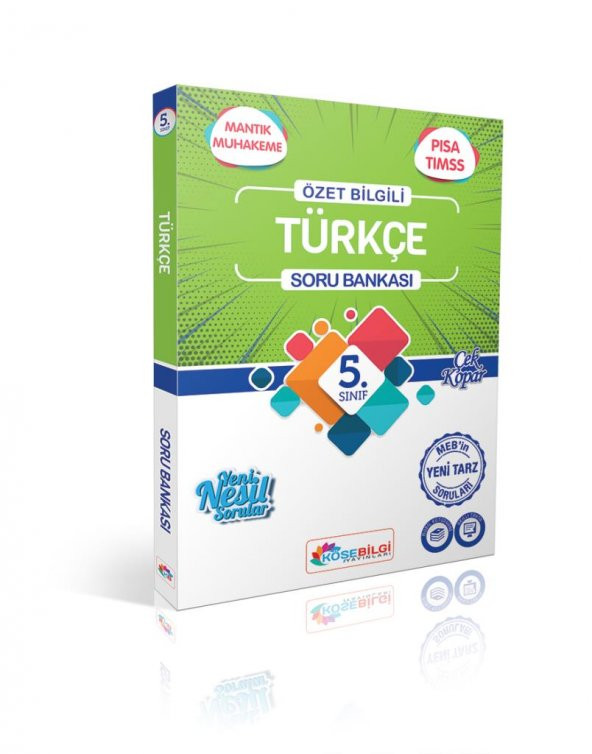 5. Sınıf Türkçe Soru Bankası -2021 KöşeBilgi Yayınları