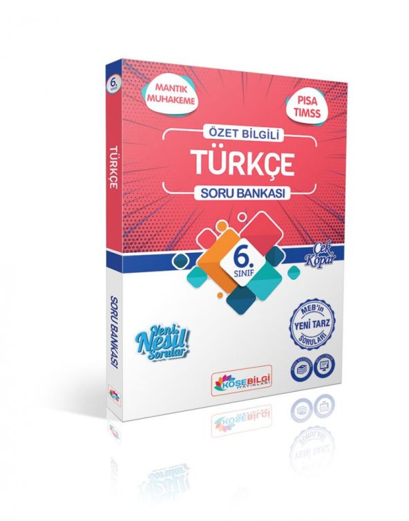 6. Sınıf Türkçe Özet Bilgili Soru Bankası -2021 KöşeBilgi Yayınları