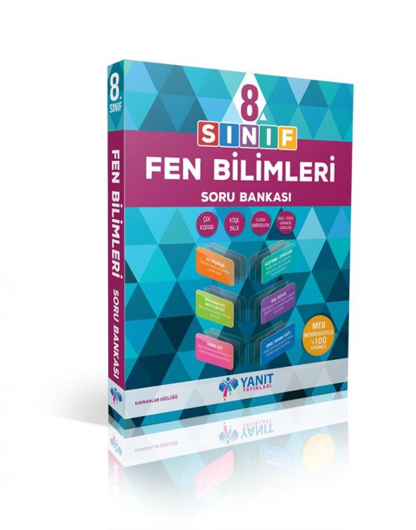 Yanıt Yayınları 8. SINIF FEN BİLİMLERİ SORU BANKASI 2021 Güncel Müfredat