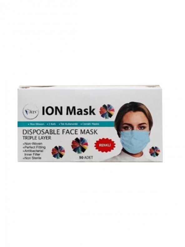 ION Mask Meltblown Çocuk Desenli Full Ultrasonik 3Kat Maske 100Ad - 12