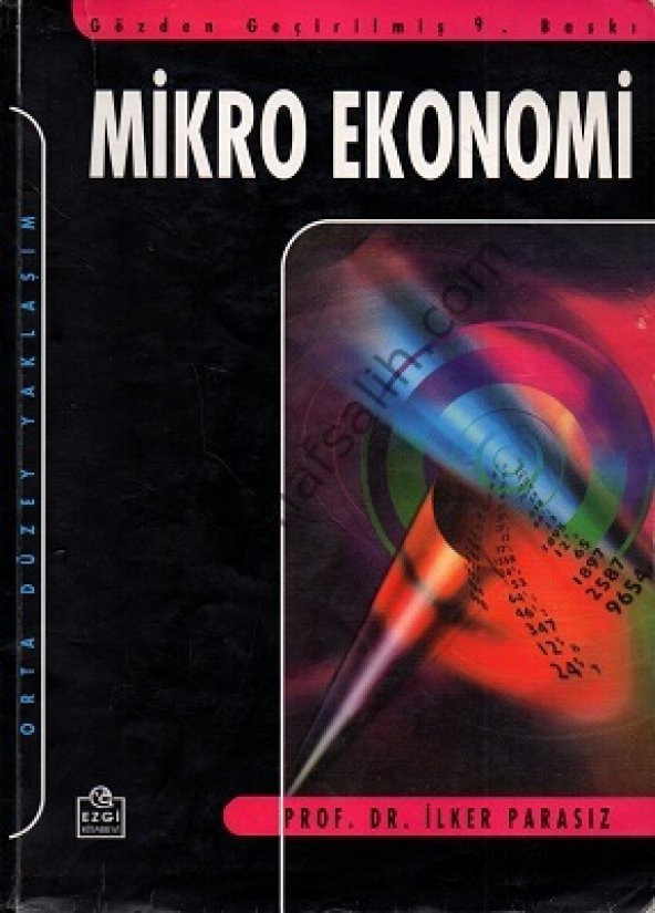 Mikro Ekonomi İlker Parasız Ezgi Kitabevi