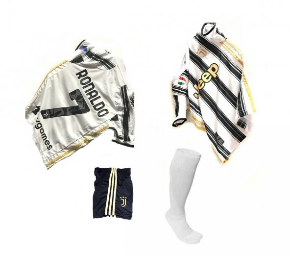 Juventus Ronaldo Çocuk Futbol Forma Takımı Çorap Hediyeli MG1485NY