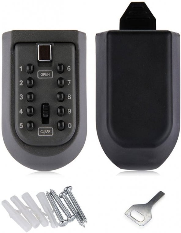 Mühlen Safe Key 9 Şifreli Çelik Kasa Anahtar Kasası Kutusu Anahtarlık - 8