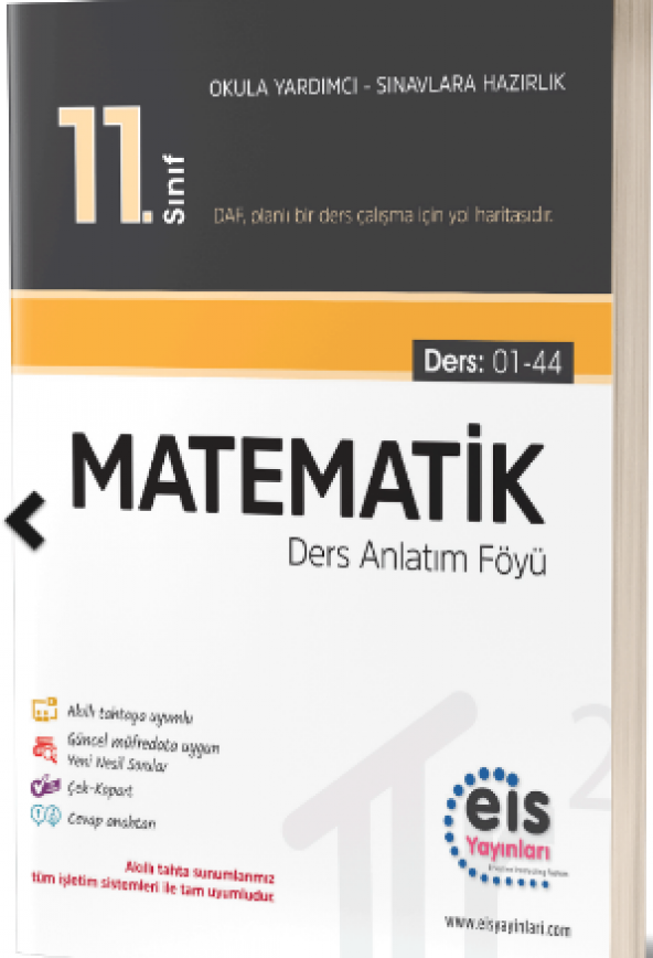 Eis Yayınları 11. Sınıf Matematik Soru Bankası Ders Anlatım Föyü - 1