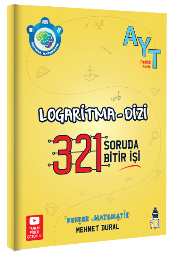 Rehber Matematik AYT Logaritma Dizi 321 Soruda Bitir İşi - 1
