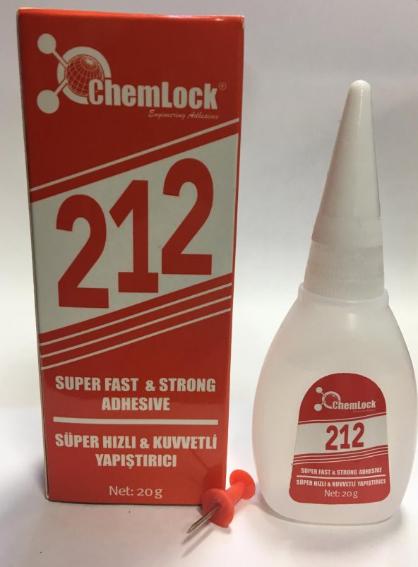 Chemlock 212 Hızlı (Japon) Yapıştırıcı 20gr.