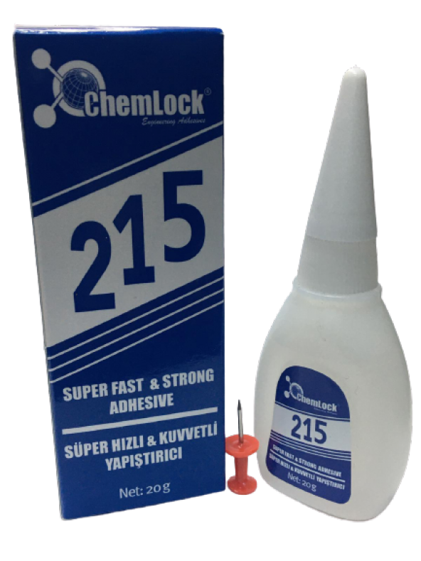 Chemlock 215 Hızlı Esnek Japon Yapıştırıcı 20gr
