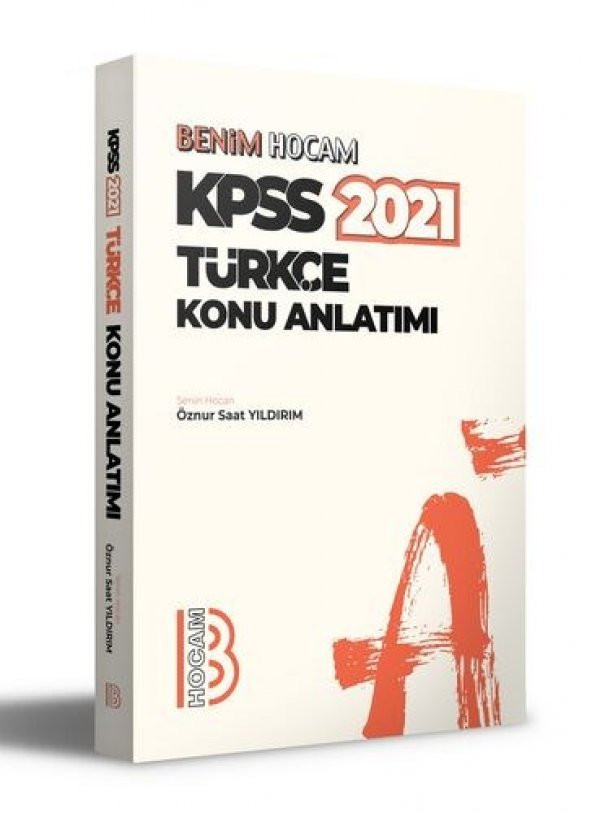 Benim Hocam Yayınları 2021 KPSS Türkçe Konu Anlatımı