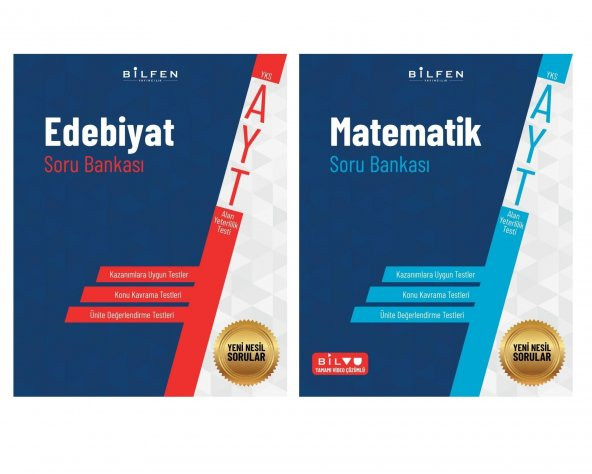 Bilfen Ayt Edebiyat & Matemaitk Soru Bankası Seti