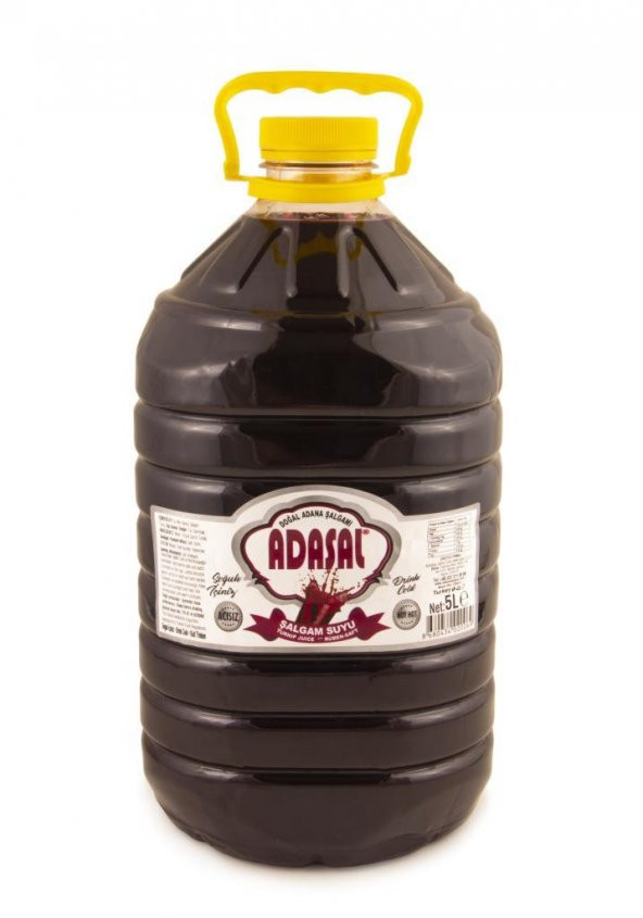 Adanadan Adaşal Şalgam Suyu Acısız 5 litre C Vitamini Deposu