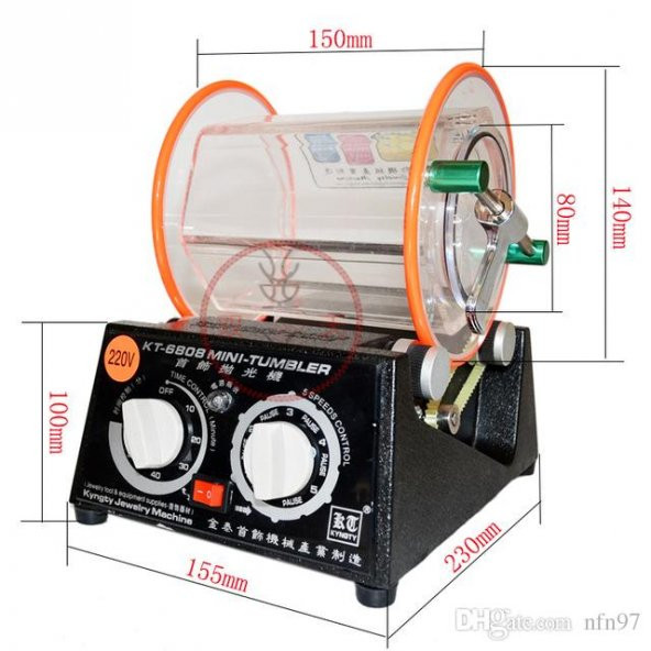 Bilya Dolabı KT-6808 Dönerli Vibrasyon Tamburu 1no - 7