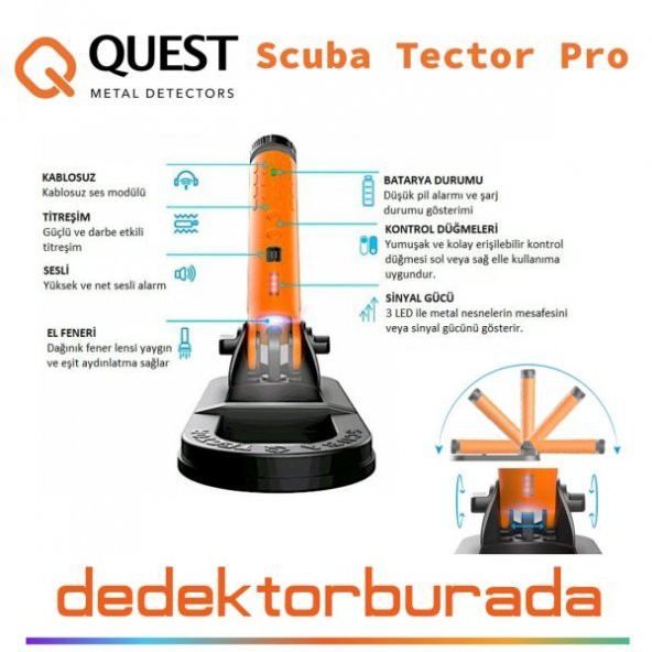 YENİ - Quest Scuba Tector Pro - Arama Kollu - 2
