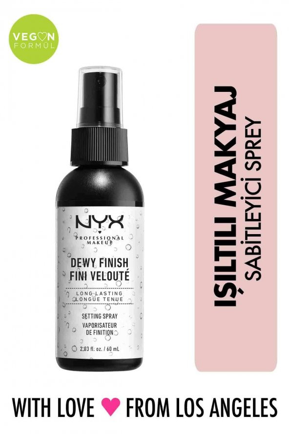 NYX Setting Spray Dewy 60 ml Makyaj Sabitleyici Sprey