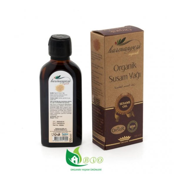 Harmanyeri Organik Susam Yağı 100ml - 2