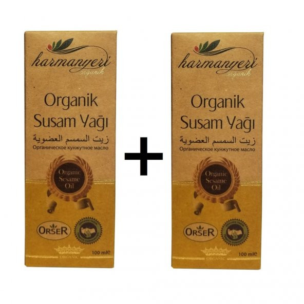 Harmanyeri Organik Susam Yağı 100 ml 2 Adet - 2