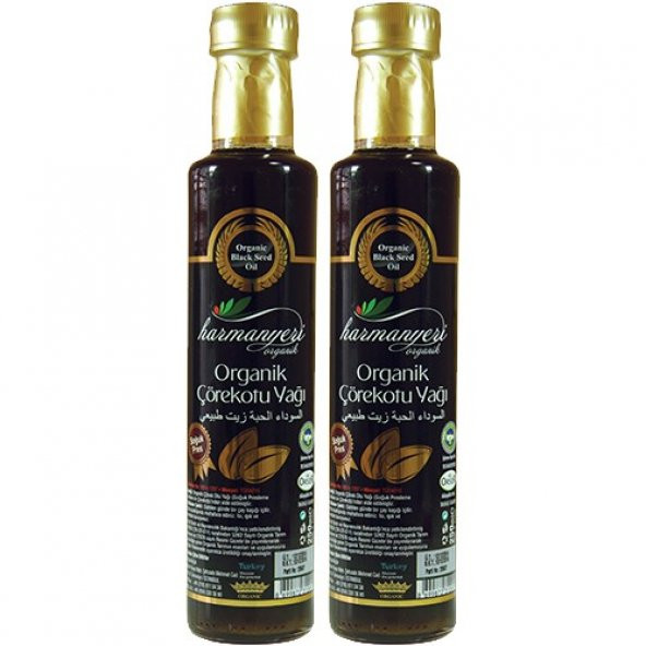 Harmanyeri Organik Çörekotu Yağı 250 ml 2 Adet