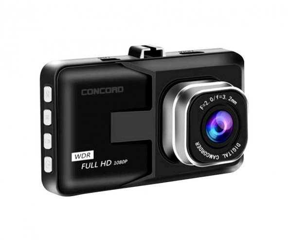 C-658 Türkçe Araç İçi IPS Kamera Full HD 3.0"  Gece Çekim