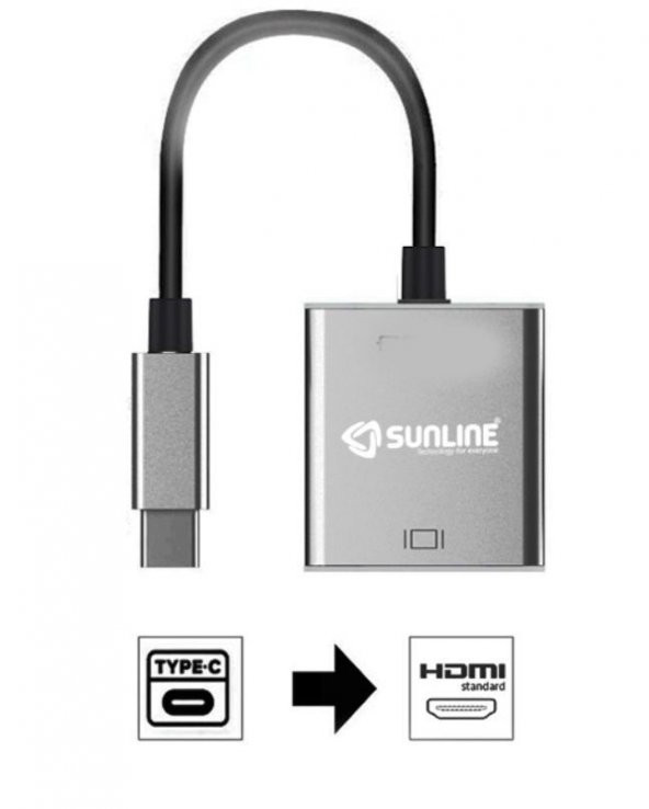 Sunline 170666 USB Type C-HDMI