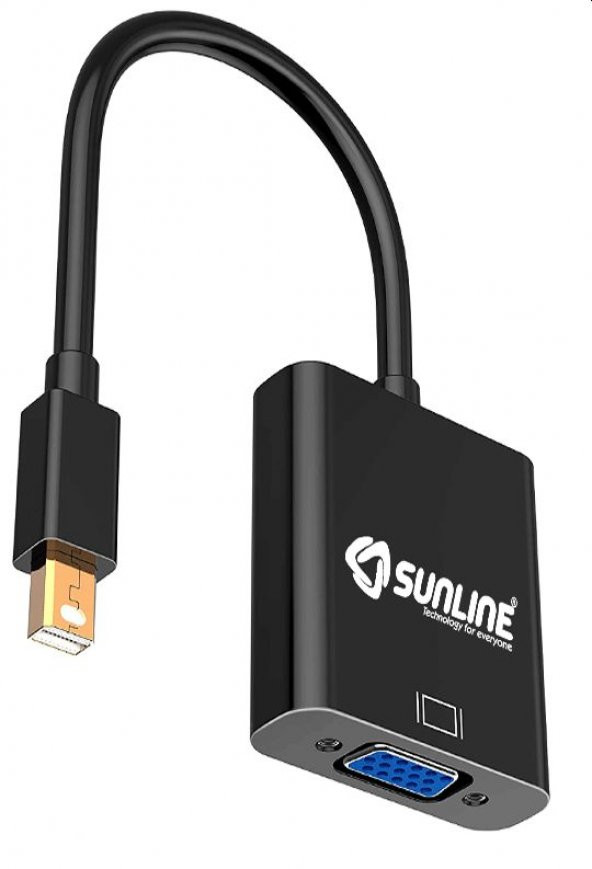 Sunline 170607 Mini DP-DP/VGA Dönüştürücü - 2