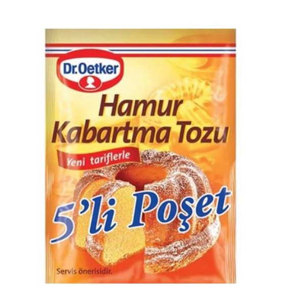 Dr. Oetker Hamur Kabartma Tozu 5 x 10 G