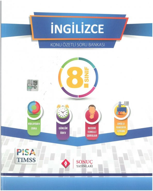 Sonuç 8.Sınıf İngilizce Konu Özetli Soru Bankası