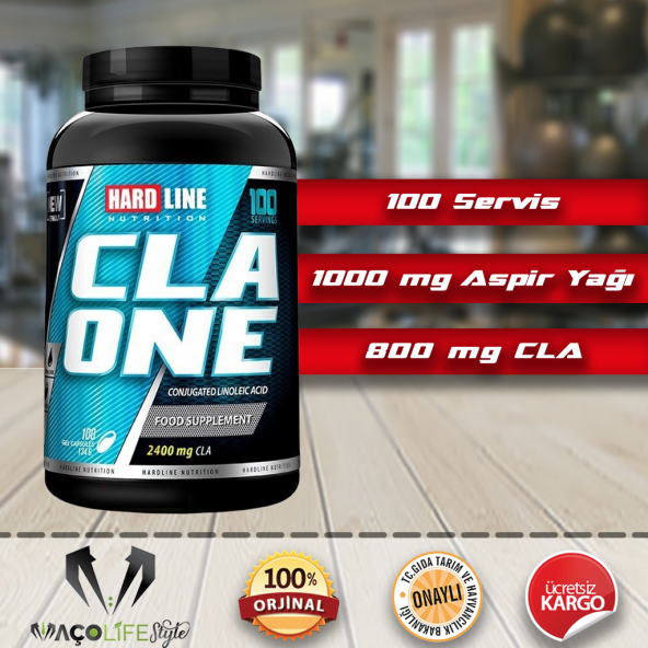 Hardline Cla One 1000 Mg 100 Jel Kapsül