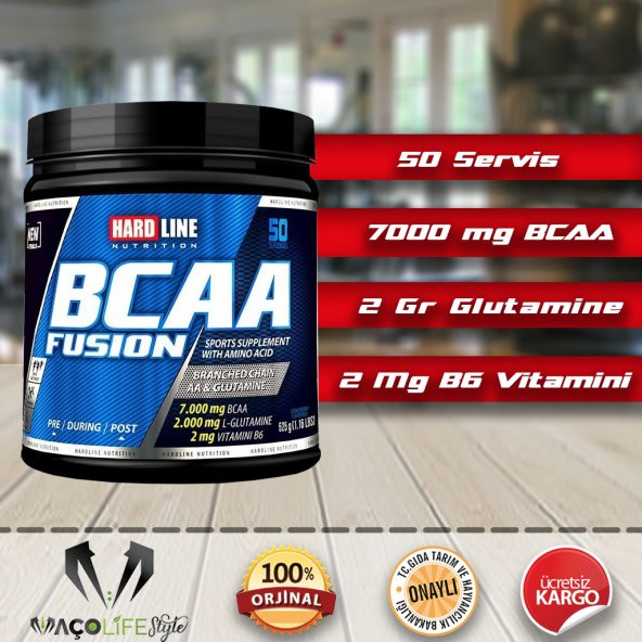 Hardline Bcaa Fusion 500 Gr Yüksek Hammadde Kalitesi