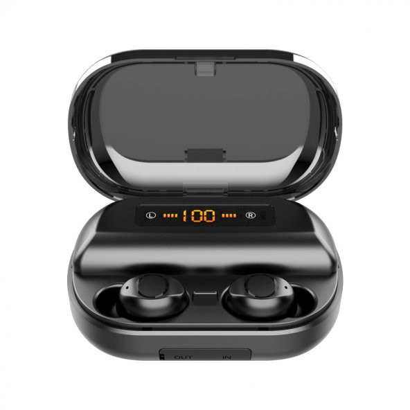 Native Audio Intkoot V12 TWS 4000 mAh Powerbank Earbuds Bluetooth 5.0 Dokunmatik Kablosuz Kulaklık