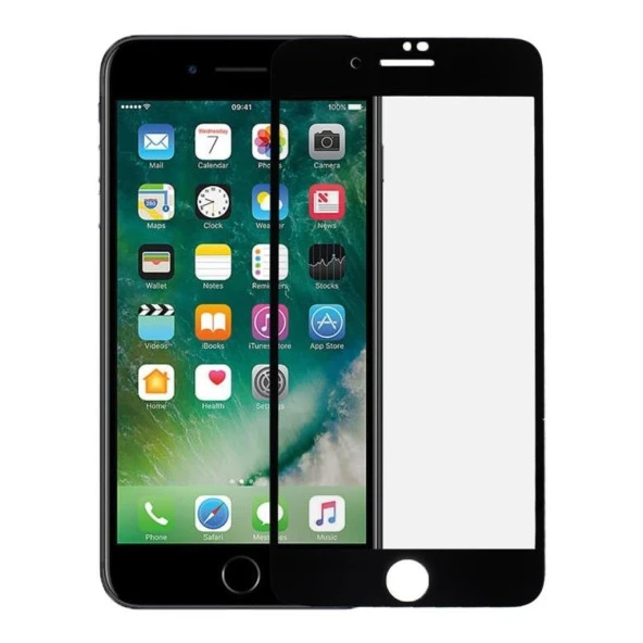 Apple iPhone 7-8 Plus 5D Seramik Tam Kaplayan Ekran Koruyucu Cam