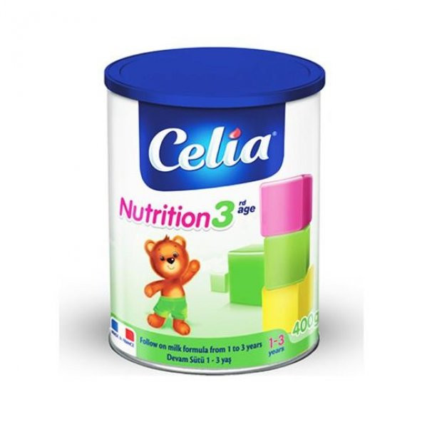 Celia Nutrition Mama No 3 400 gr Devam Sütü  1-3 Yaş