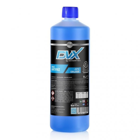 DVX -57° Organik Mavi Antifriz 1 Lt