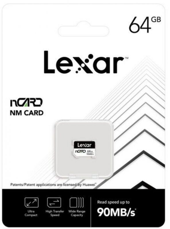 Lexar 64gb Ncard Nm Card 90/70 4k Full Hd-huaweı Nano Hafıza Kartı ncard