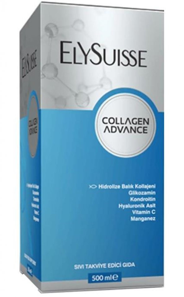 Elysuisse Collagen Advance Hidrolize Balık Kolajeni Glukozamin  Kondroitin Likid 500ml