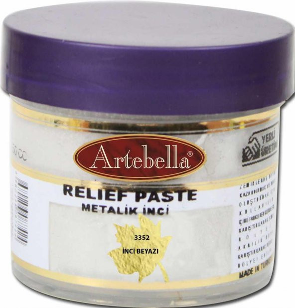 Artebella Rölyef Pasta 3352 Metalik İnci 50 ml