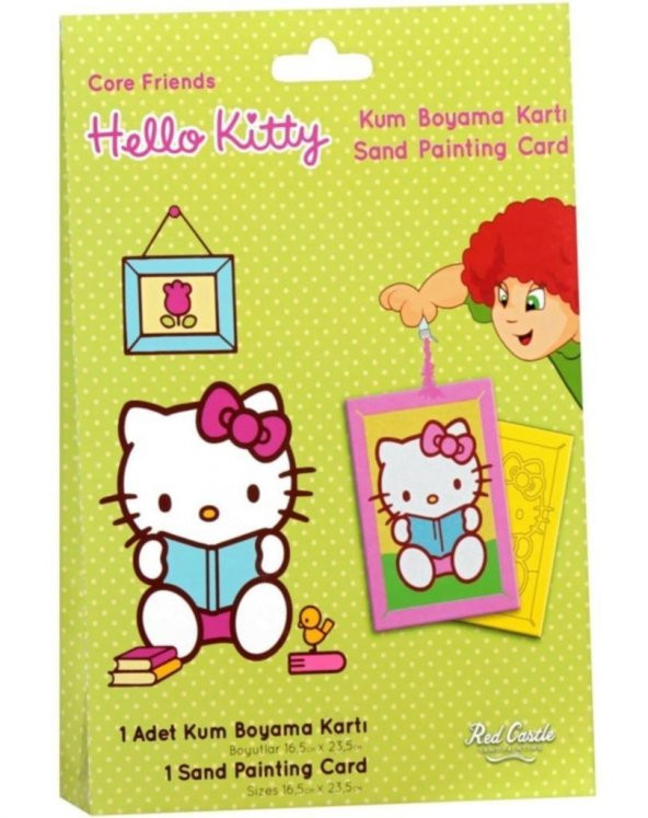 Hello Kitty 1 Kum Boyama Seti Red Castle Lisanslı - 1