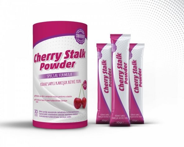 Cherry Stalk Powder Cherry Stalk 30 şaset 30 günlük kullanım - 1