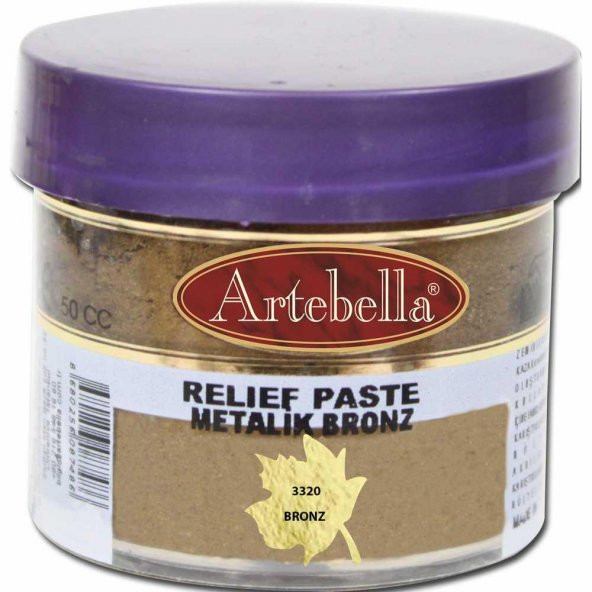 Artebella Rölyef Pasta 332050 Metalik Bronz 50 ml
