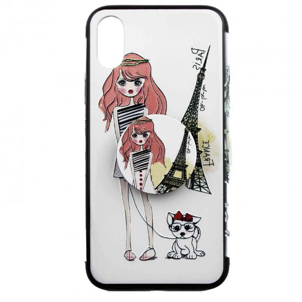 Hersey10 Samsung A10  Paris  Desenli Tutma Yüzüklü - 1