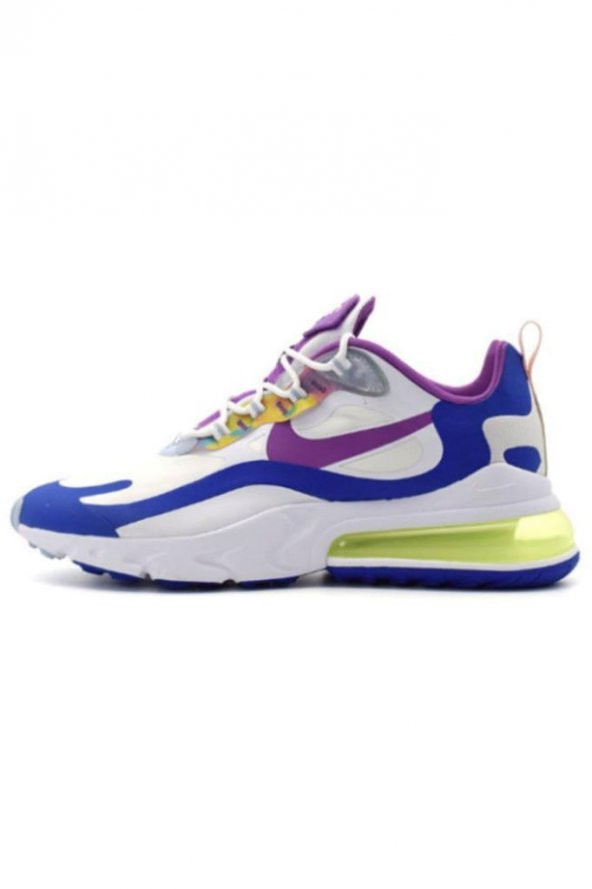 Nike Air Max 270 React White Berry Royal CW0630-100 Spor Ayakkabı - 3
