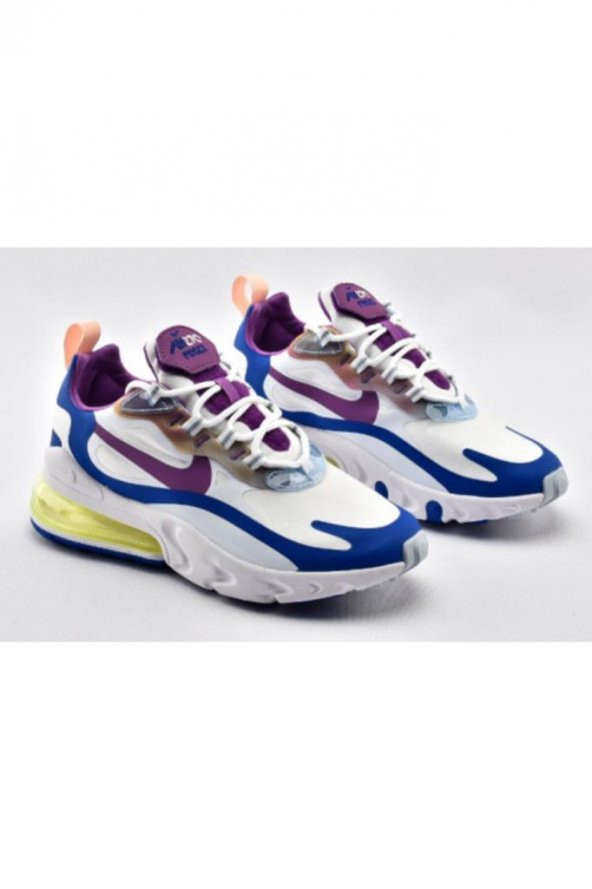 Nike Air Max 270 React White Berry Royal CW0630-100 Spor Ayakkabı - 6