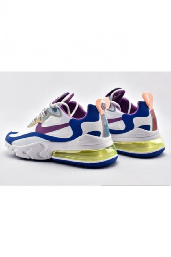 Nike Air Max 270 React White Berry Royal CW0630-100 Spor Ayakkabı - 7