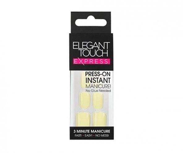 Elegant Touch Takma Tırnak Sarı