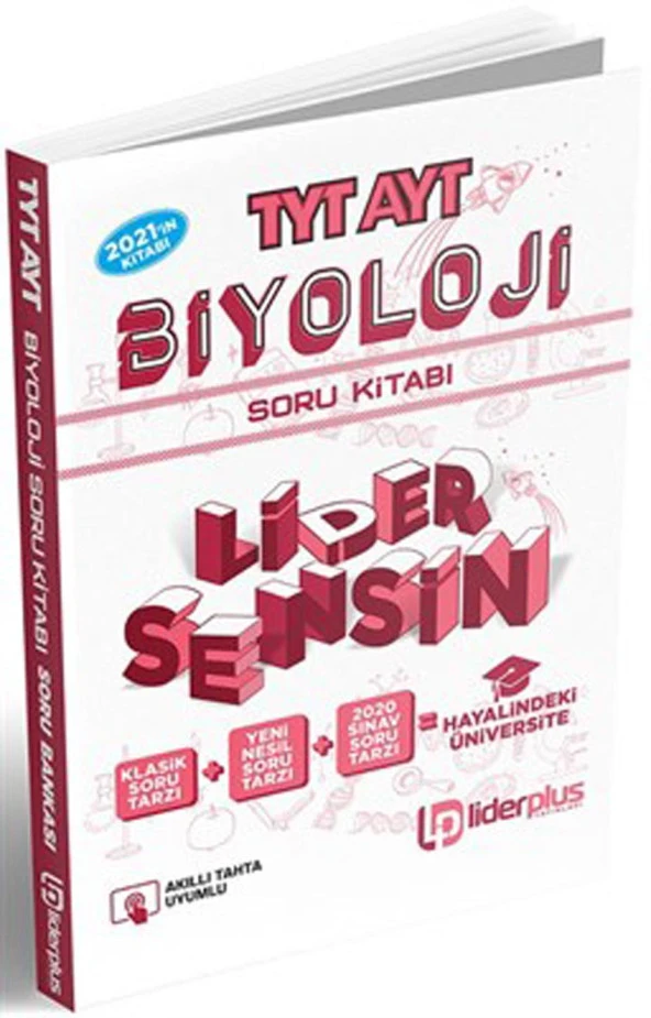 Lider Plus Yayınları Tyt Ayt Biyoloji Soru Bankası Klp