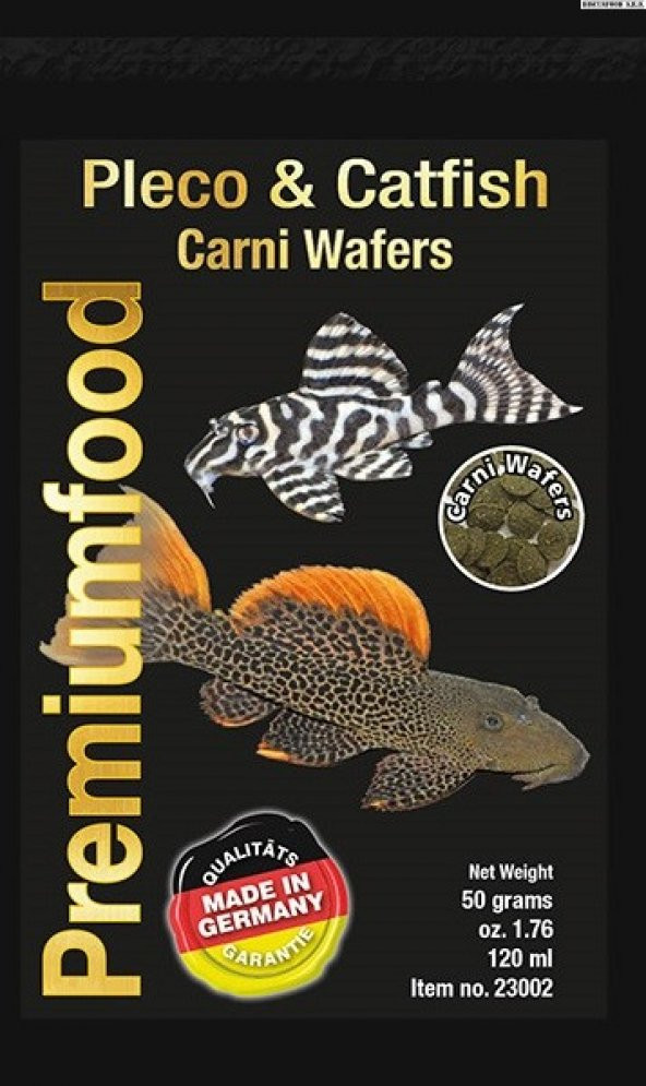 Discusfood Pleco & Catfish Carni Wafers 50gr 110ml Vatoz Yemi
