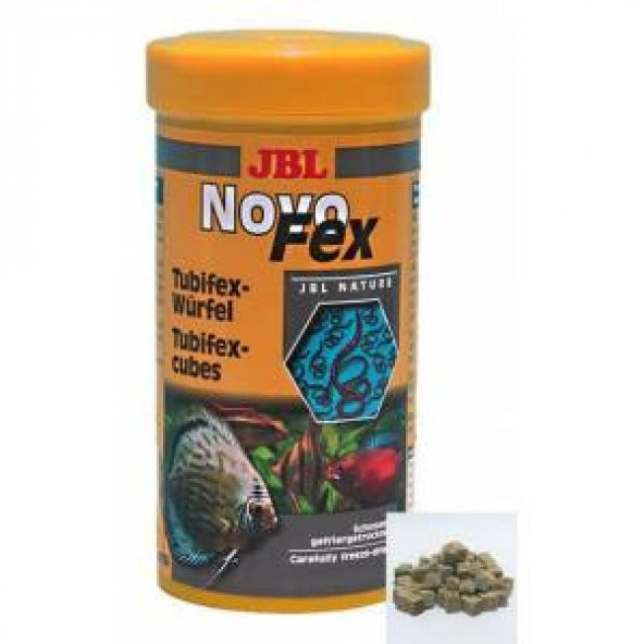 JBL NOVO FEX 100ML-10 GR TÜBİFEKS KÜP YEM ORJİNAL KUTUSUNDA