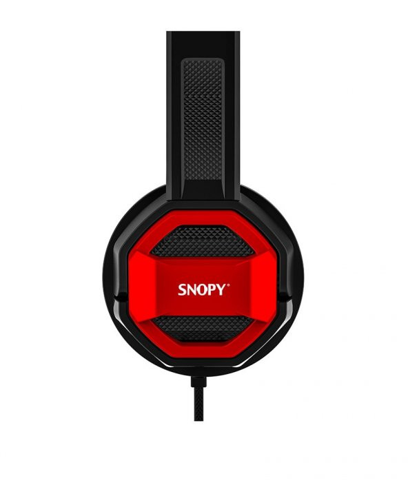 SNOPY Bonny Kırmızı 3.5 Mm Kablolu Kulaküstü Kulaklık - 3