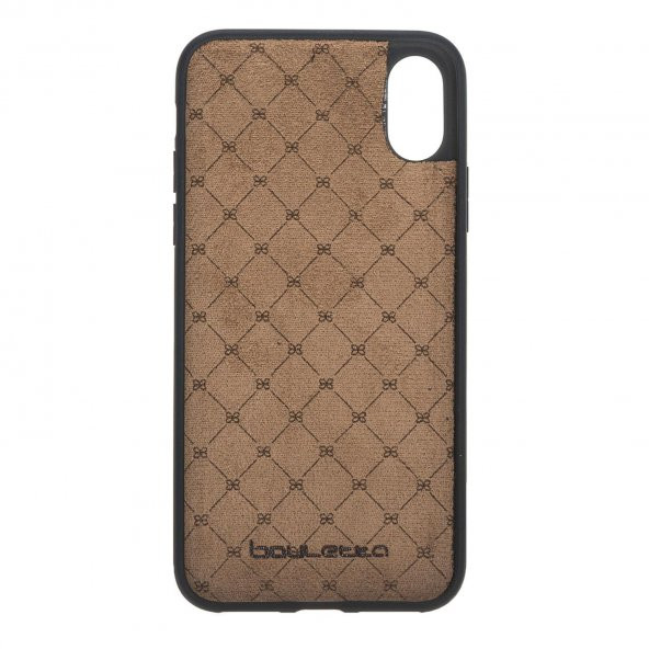 Bouletta Apple iPhone XS Max Uyumlu Deri Arka Kapak G2 Kahve - 3